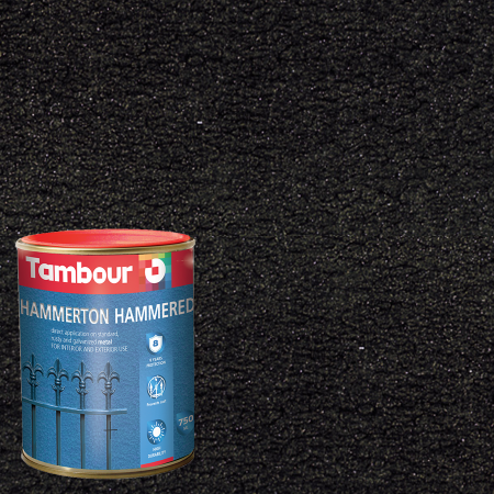 Краска по металлу HAMMERTON HAMMERED  молотковый эффект 303